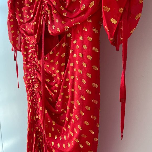 Alice McCall - I Feel It Coming Red Midi Dress NWT - Size 8 US / 12 AU / 40 EU - Picture 8 of 16